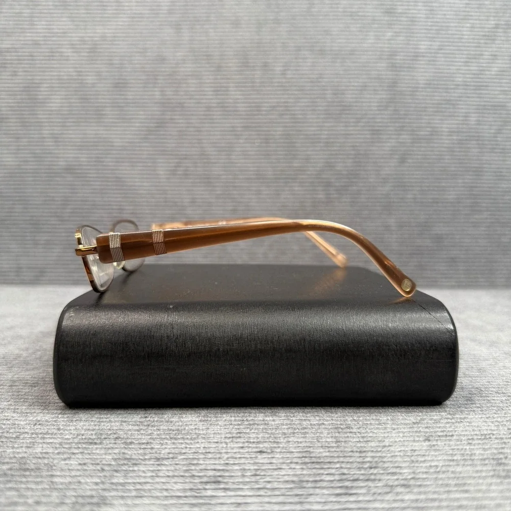 Vogue VO 3713 813 Rose Gold Brown Rectangular Y2K‎ Eyeglasses Frames 51-17-135